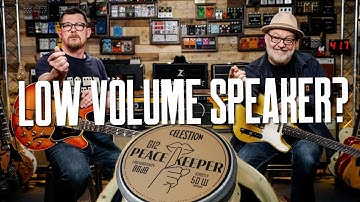 Electric Guitar At Home Volume? Celestion Peacekeeper Attenuating Speaker [Vs Basic Amp Attenuator]