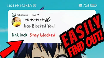 How do you check who blocked me on WhatsApp?