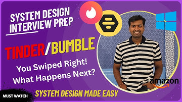 Design a Dating App like Tinder/Bumble | From Swipe to Match | System Design for Interviews #tinder