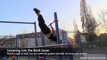 Calisthenics Tutorial: Back Lever