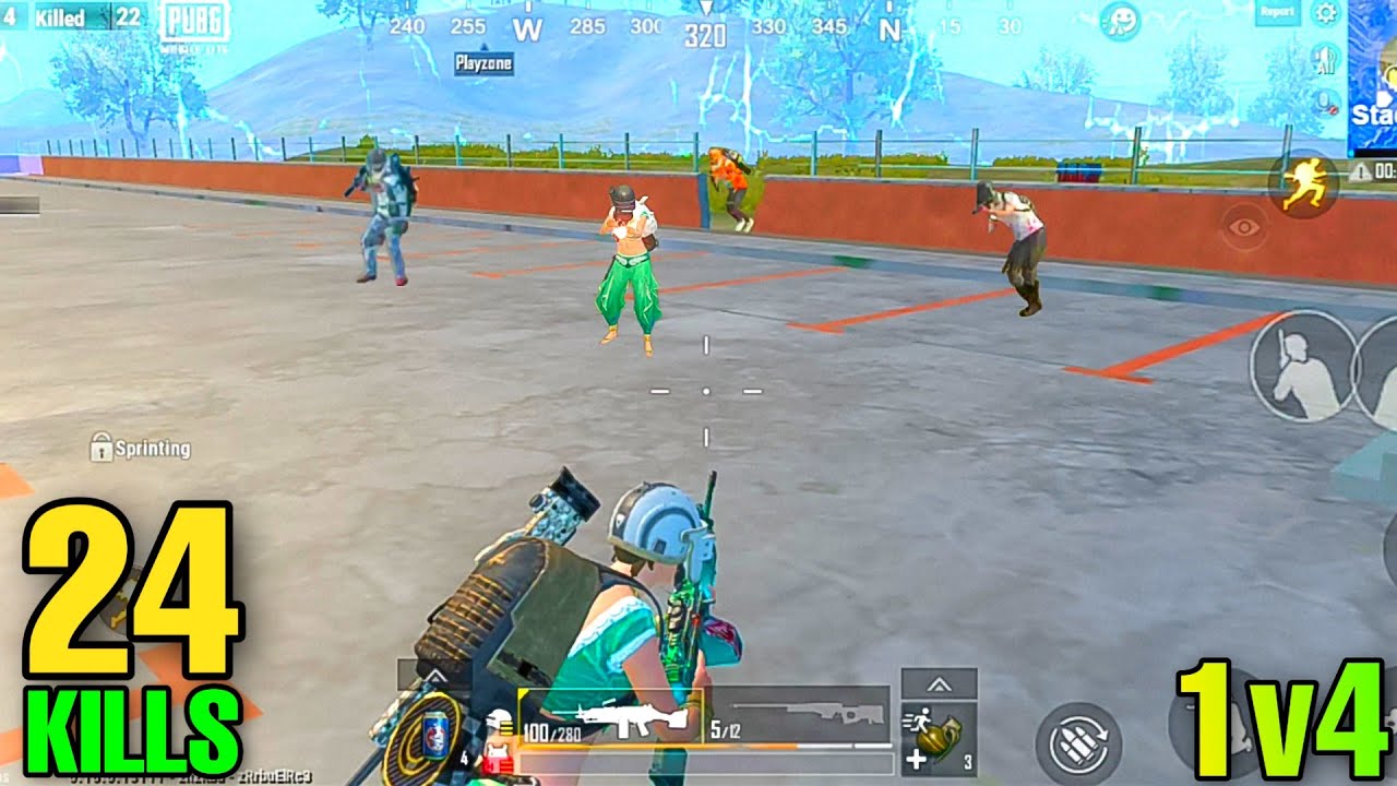 24 KILLS SOLO VS SQUAD RUSH GAMEPLAY | BEST MATCH OF THIS SEASON | PUBG MOBILE LITE