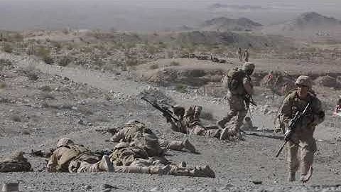 U.S. Marines Attack Fortified Enemy Area at RANGE 400 during ITX