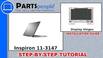 Dell Inspiron 11-3147 (P20T001) Display Hinges How-To Video Tutorial