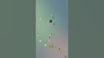 Marble Falling on Beat | Satisfying Blender Animation #shorts #asmr #satisfying