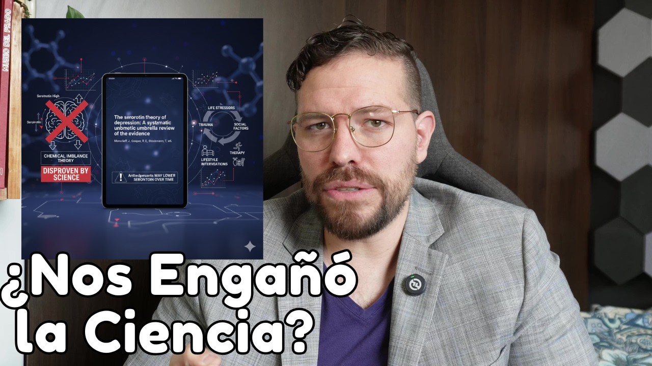 ¿Y si todo lo que sabes sobre depresión está mal? | La baja en la serotonina no te causa depresión