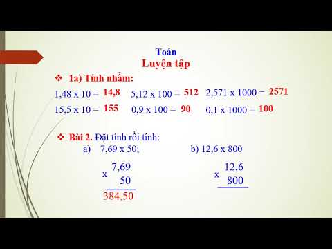 Tuần 12 - Toán - Bài: Luyện tập/ 58