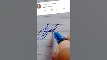 Jyothi name write in cursive writing #beautiful#cursive#writing#jyothi#shorts#feeds#clips
