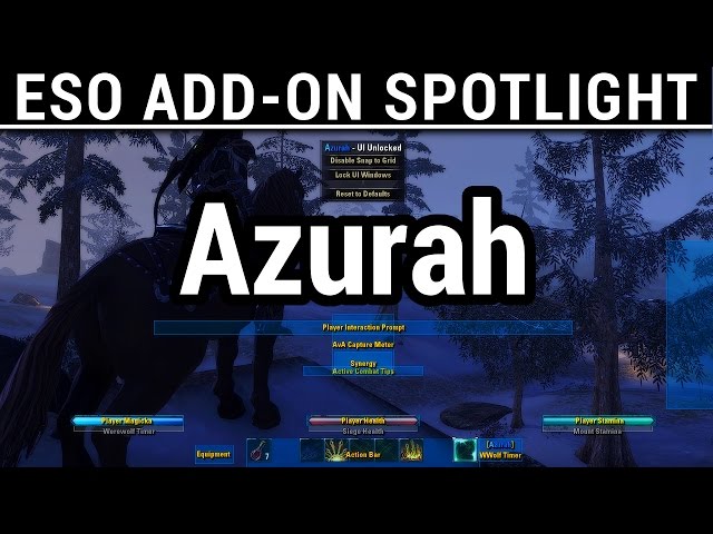 Azurah - Interface Enhanced : Unit Mods : Elder Scrolls Online AddOns