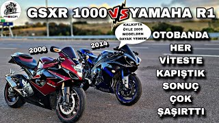 2014 R1 VS 2006 GSXR 1000 & SUZUKİ GERÇEKTEN KATİL YAPMIŞ !.. SONUCA BEN BİLE İNANAMADIM