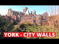 York's medieval City Walls | Walking on City Walls in YORK