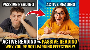 📚 Active Reading vs. Passive Reading – Why You