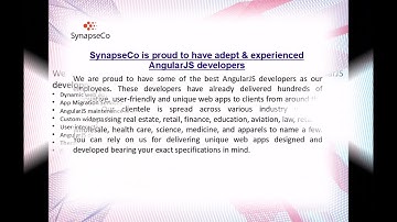 SynapseCo AngularJS Development Company