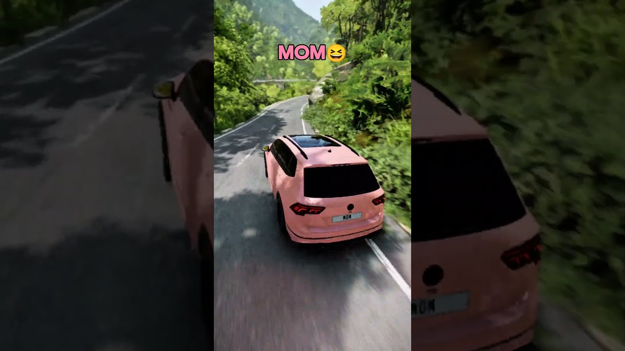 Family Mountain Road Driving Style Beamngdrive
