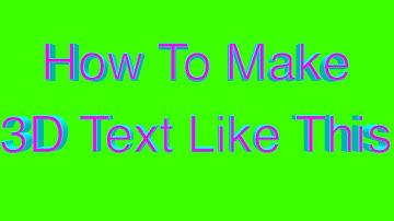 How To Make 3D Text On IOS for FREE
