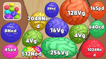 Blob Merge 3d - Gameplay Walkthrough Part 103 - All Max levels Unlock 32Vg-64Vg-128Vg-256Vg