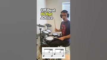 Off Beat HiHat Advice - DRUM LESSON #Donnermusic #Donnerded200 #ad