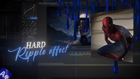 How To Make "HARD RIPPLE EFFECT" || After Effects Tutorial || 2025