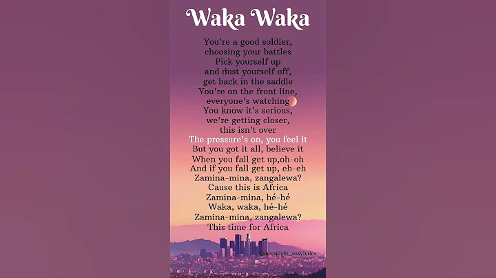 Waka Waka (The time of Africa)~Shakira_songlyrics||#ytshorts #lyrics #songlyrics