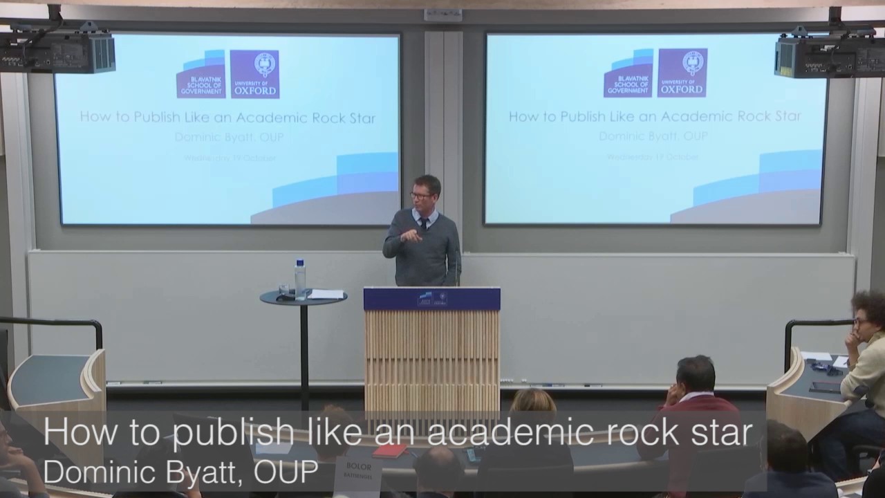 How to Publish Like an Academic Rock Star