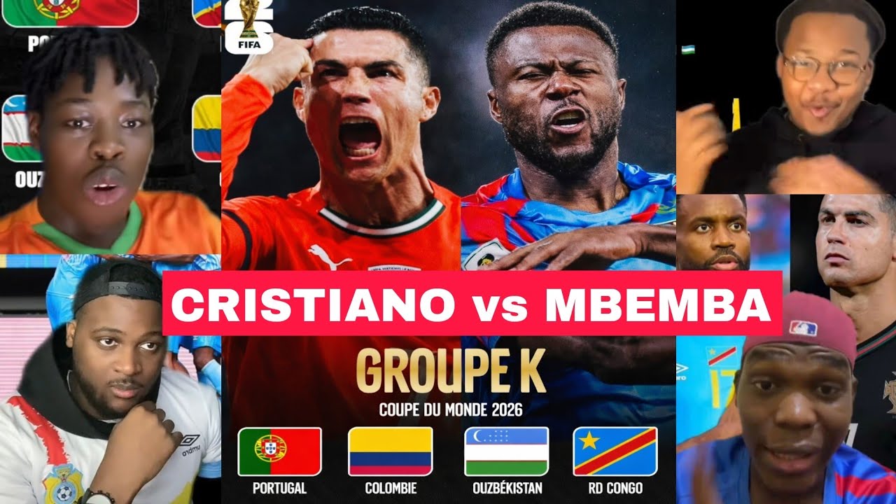 🚨 RDC🇨🇩 Vs Portugal🇵🇹 Mbemba contre Cristiano Ronaldo, les Léopards dans le Groupe K au Mondial 2026 🚨 RDC🇨🇩 Vs Portugal🇵🇹 Mbemba contre Cristiano Ronaldo, les Léopards dans le Groupe K au Mondial 2026