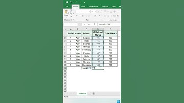 Excel Sum Formula In Hindi