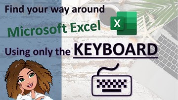 Excel for Beginners: KEYBOARD NAVIGATION - work in excel using just your keyboard