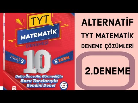 Alternatif Yayınları TYT Matematik 2.deneme Çözümleri