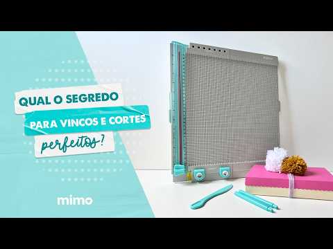 What's the secret to perfect creases and cuts in stationery? Mimo 5-in-1 Scoring Base and Trimmer