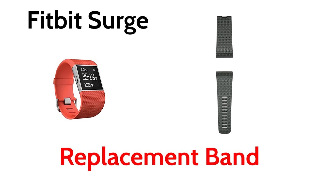 Original Fitbit Surge Replacement Wristband Screw T2 4 x Black - Parts 