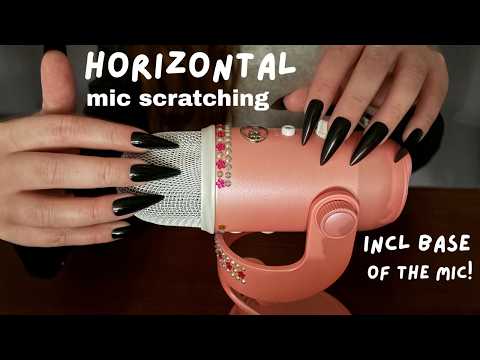 ASMR Bare Mic Scratching 🌸 Base of the Mic 🤫 No Talking *tapping*