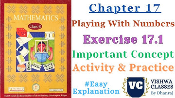 Class 8 | Maths | Chapter 17 | Playing with numbers | Ex. - 17 Basic Concepts | CG Board SAGES Eng.