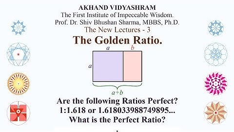 THE GOLDEN RATIO - The Most approximate Decimal Digital Value is 1:1.618034 - from DIVYANK CONSTANT.