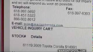 Marion Toyota Pre-Owned Vehicles