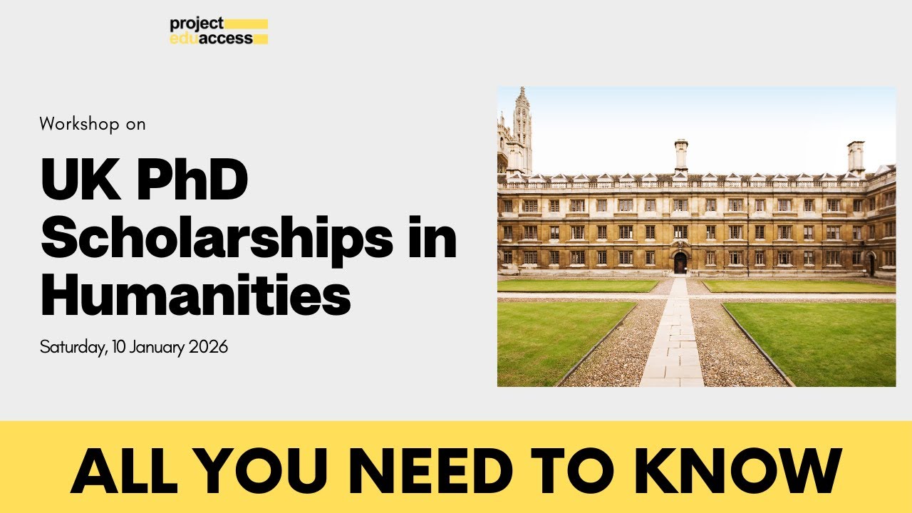 Workshop on UK PhD Scholarships for Humanities | Project EduAccess