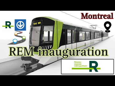 REM Inauguration Finally REM Comes True Réseau Express Métropolitain REM Montreal Trends