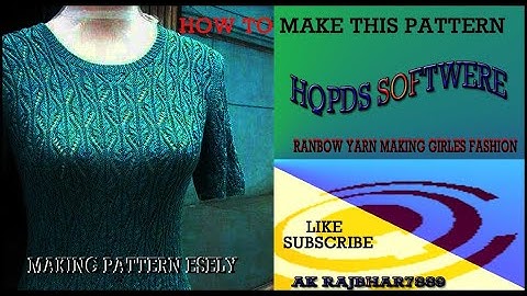 How to make in hqpds#knit pattern POINTEL KKNIT PATTERN#