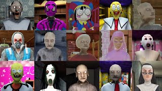 Granny 4 Vs Granny Unbearable Night Vs Sponge Granny 3 Vs Evil Doll Vs Room Vs Pink Granny 3 & More