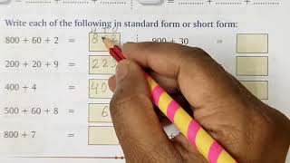 Expanded and short form of number / class 2 math / math for kids