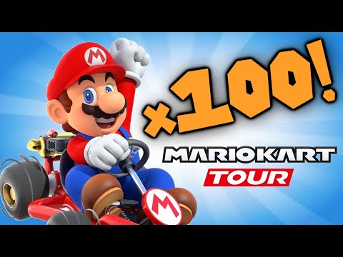 100 Player Mode in Mario Kart Tour! - Early Gameplay 