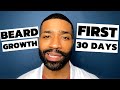 Growing A Beard First 30 Days (WORST Things That Could Happen)  | Black Men's Beard Week 5