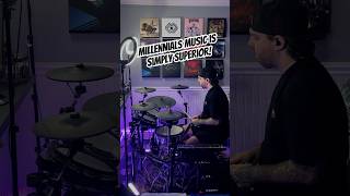 Millennials just had the best music growing up! #drumcover #metal #millennials #metalcore #drums