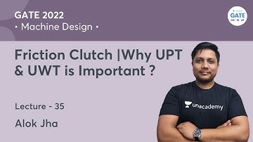 Friction Clutch |Why UPT & UWT is Important ?  | L35  Machine Design