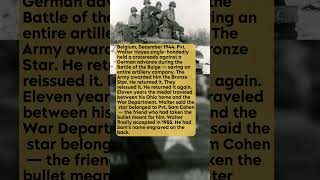 A Soldier Refused His Bronze Star for 11 Years #short #history #ww2