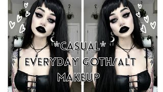 goth makeup with white foundation｜TikTok Search