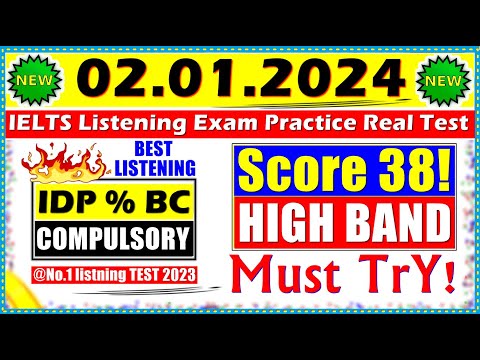 Ielts Listening Practice Test 2023 With Answers | 02.01.2024