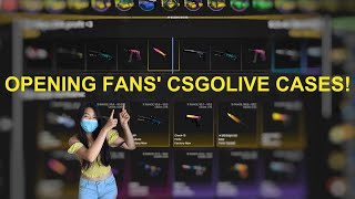 OPENING YOUR CSGOLIVE CASES! *CSGO KNIFE GIVEAWAY*