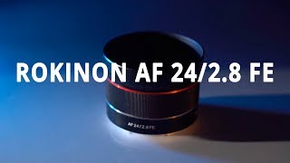 Lente Full-Frame Rokinon/Samyang AF 24mm F/2,8 FE (Sony E-Mount) Lente Full-Frame Rokinon/Samyang AF 24mm F/2,8 FE (Sony E-Mount)