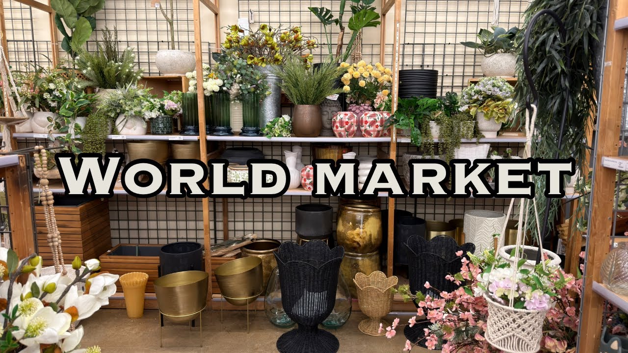 World Market Shop With Me • New Home Decor - YouTube
