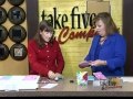 Craftsanity on tv making a handstitched book