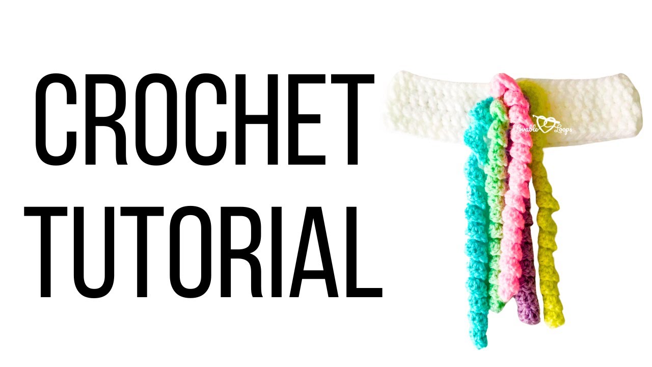 Crochet Unicorn Tail (tutorial) YouTube